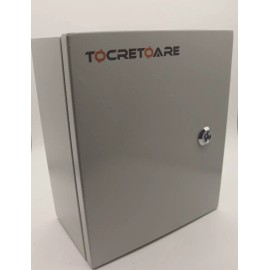 Tocretoare Outdoor Electrical Box 12" x 10" x 6" with Lock & Mounting Plate, New