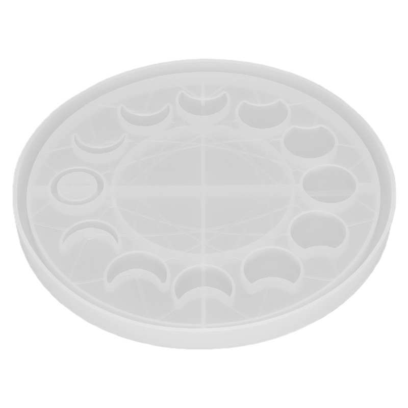 Moon Phase Tray Mold Lunar Eclipse Crescent Epoxy Resin Casting