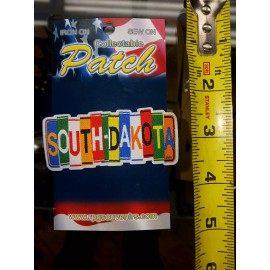 South Dakota Patch Lisense plate