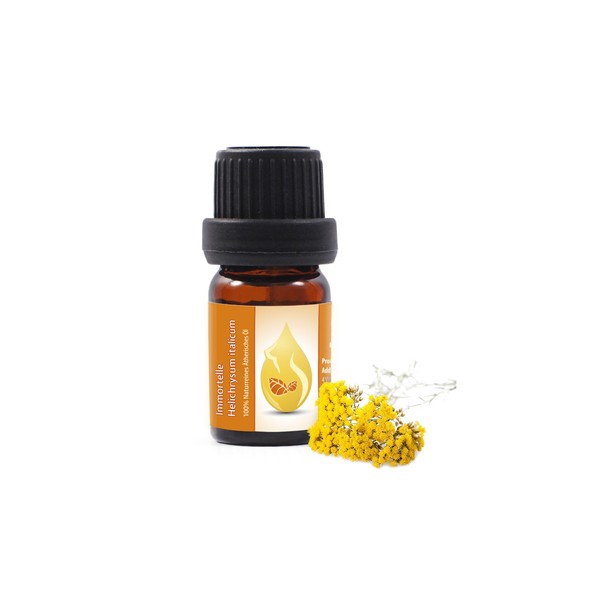 Helichrysum (Helichrysum italicum) Essential Oil, 100% Pure, Undiluted, Therapeutic Grade (5 ml (1/6 oz) Helichrysum Oil from Family Owned Farm, Best Value