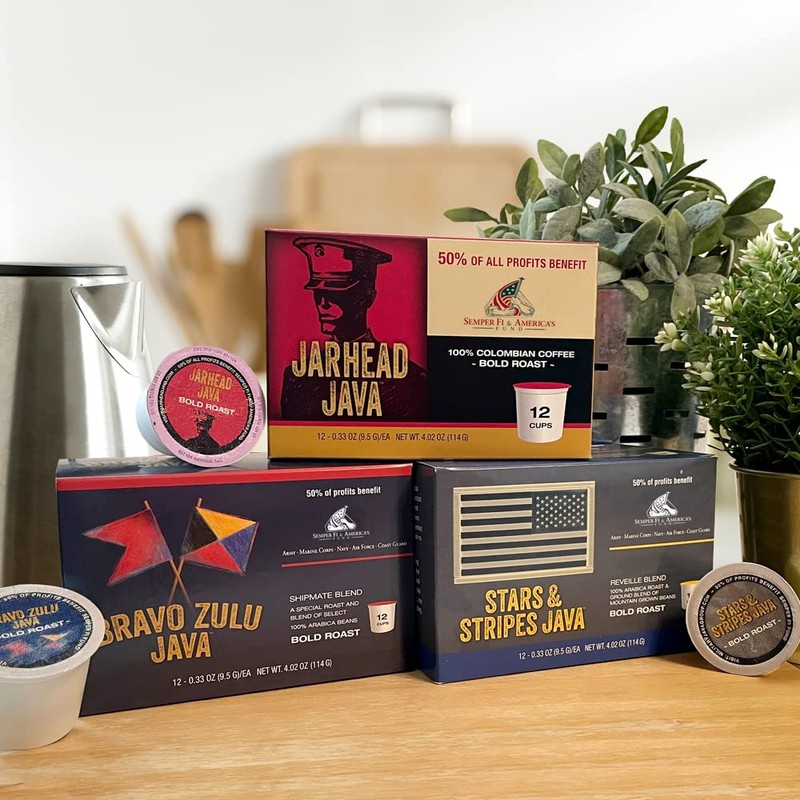 Military Java Group Coffee Pod (36) Variety Pack - Jarhead