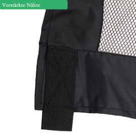 Coverify Football Goal Wall Net with 5 Shot Holes, Children's Football Shooting Exercises Set, Goal Wall for Football Goal 1.8 x 1.2 m (Football Goal Not Included)