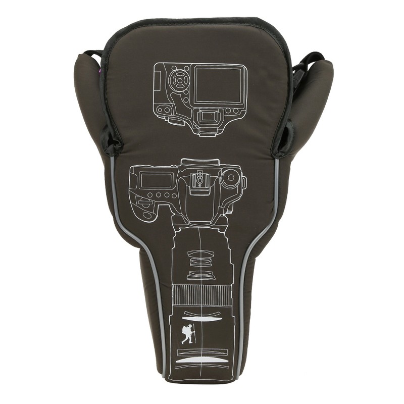 Outdoor Nylon Waterproof Anticollision Bag for SLR Telephoto Lens Mirrorless