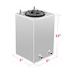 DNA MOTORING 2 Gallons Aluminum Top-Feed Fuel Cell Gas Tank