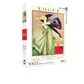 New York Puzzle Company - Vogue Magazine Beaus and Bows - Rompecabezas de 500 piezas para adultos por George Wolfe Plank