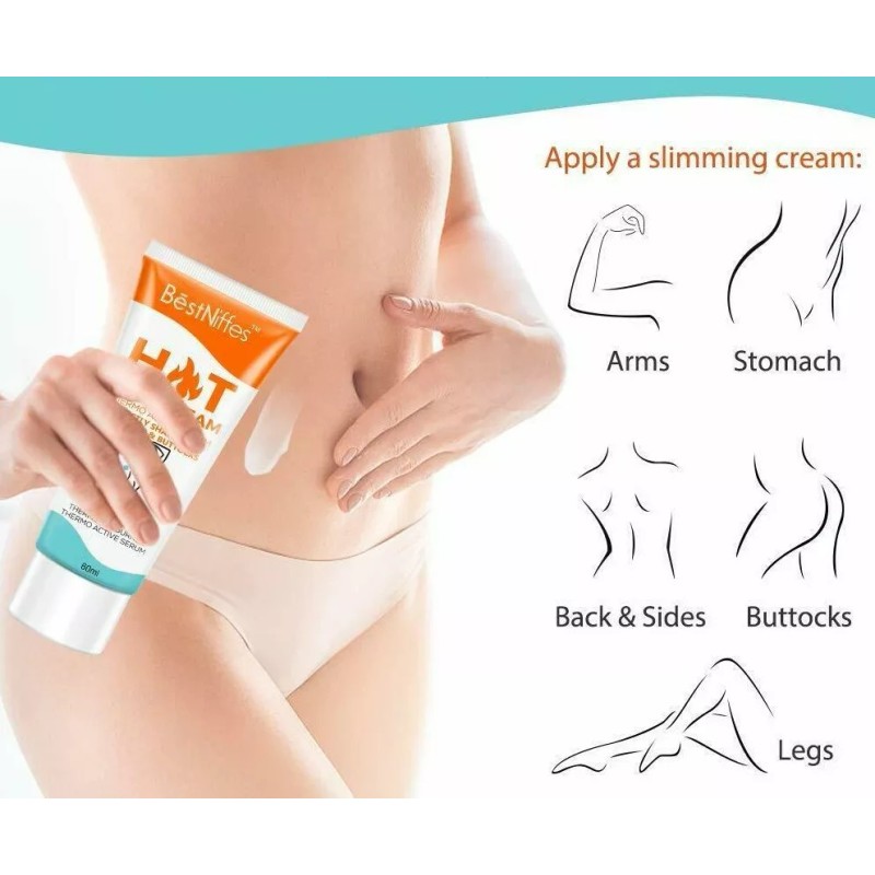 Crema Reductora Para Quemar La Grasa Del Cuerpo Abdomen Brazos