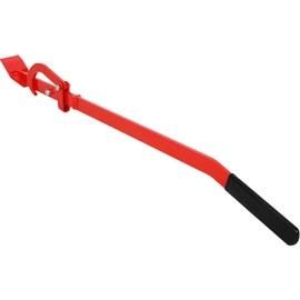 Strawberry Fairy Heavy-Duty Tree Felling Lever Tool with Ergonomic Design, 51 Inch Long, Forged Steel Spade, Red
