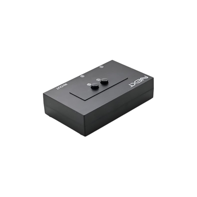 GENETIVE RJ12/RJ11 Telephone Line Selector Switch | In/Out Compatible, One-Touch