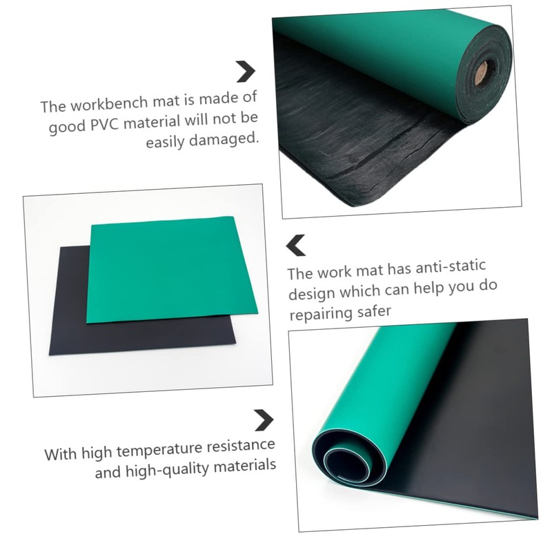 Gadpiparty 1 PC Heat Resistant Work Pad Static Workbench Mat