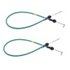 HAOTOM 2pcs Door Handle Cable Assembly Compatible for Kia Spectra