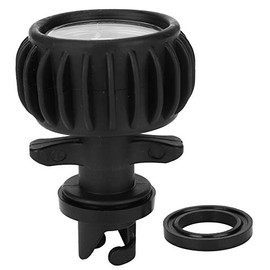 Keenso Kayak Barometer,30PSI Rubber Dinghy Air Pressure Gauge Measurement Inflatable Boat Kayak Single Barometer with Hand Pump