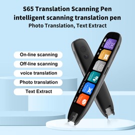 Translation Scanning Pen, 142 Language Translation Devices Translator Pen, Text Extract Pen, Pen Scanner for Travel Learning and Reading Disabilities Translation Pen