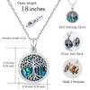 Tree of Life Locket Necklace That Holds Pictures Sterling Silver