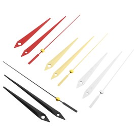 SEWACC 4 Sets Metal DIY Clock Hands Assortment for Clock Making Kit Accurate Display Wide Application for DIY Enthusiasts Sturdy and Durable