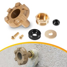 usvehj RK-14MH Repair Kit Metal Handle Replacement for Woodford Model 14 & Model 18 Outdoor Faucets - Frost-Proof Design (7Pcs)