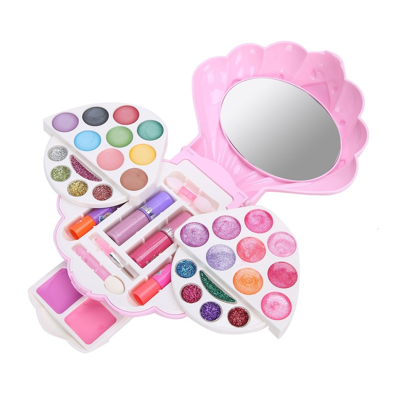 Shell Shaped Make Up Box Kids Makeup Kit for Children