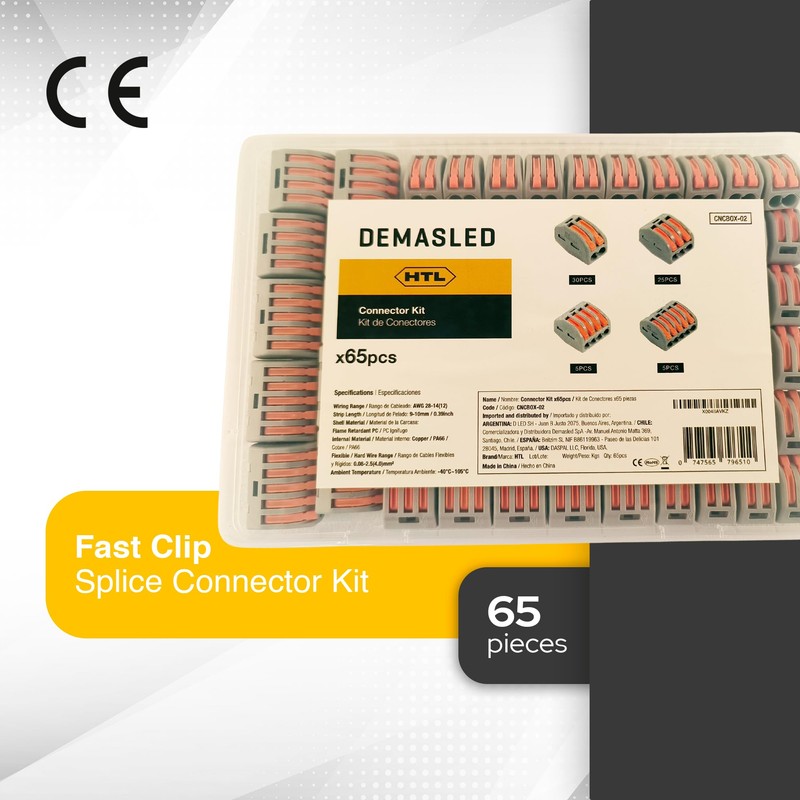 DEMASLED 65 Pcs Assortment with 2, 3, 4, and 5