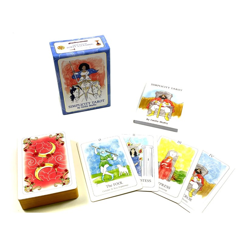 Tarot Card, Weight Edition, Tarot Divination Telling, Simplicity Tarot, Japanese
