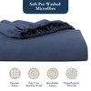 Fitted Sheet Single, Navy – Pre-Washed, Deep Pocket 14 inch