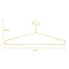 17.7" Strong Metal Wire Clothes Hangers, Coat Hanger, Standard Suit