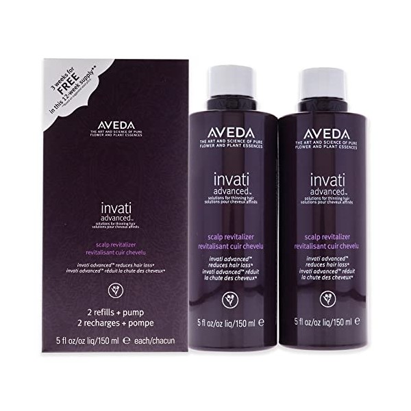 AVEDA Invati Advanced, Scalp Revitalizer Duo Pack 2 Refills, 1er Pack(1 x 300 ml)