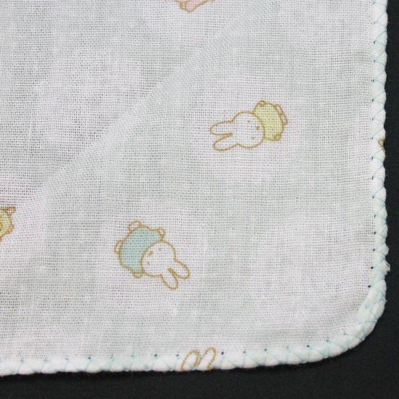 マルアイ ミッフィー 祝儀袋 出産祝い ガーゼ ハンカチ 金封 ブルー 1枚 キ-MY10B