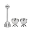 1 x Egg Topper, 2 x Egg Cups, Egg Opener,