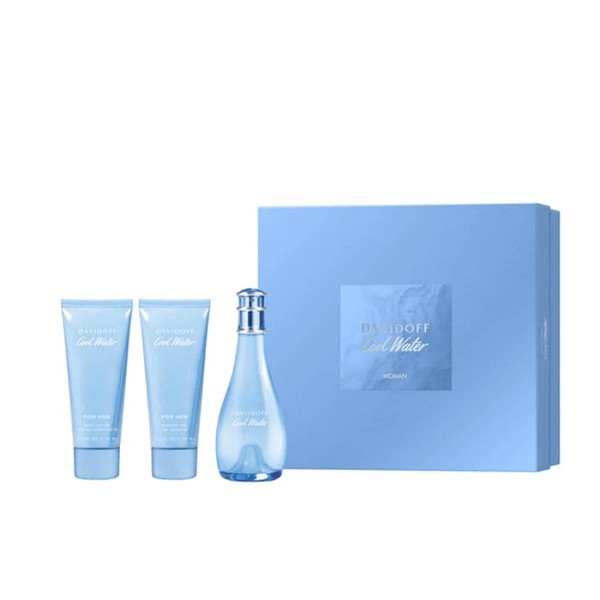 Davidoff Cool Water For Her 3 Piece Gift Set