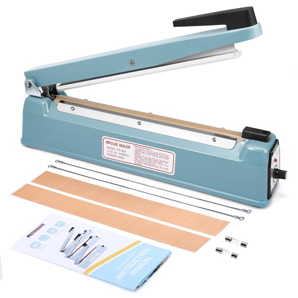 METRONIC METRONIC Impulse Sealer 12 Inch, Heat Sealer Machine with