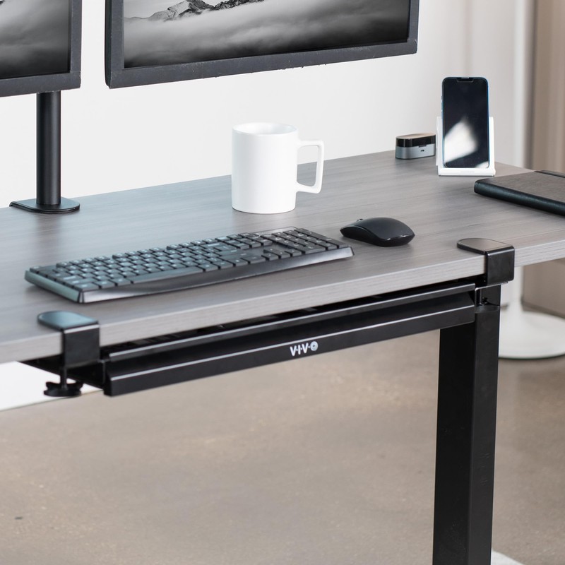 VIVO 22 inch Clamp-on Sliding Pull-out Under Table Drawer for