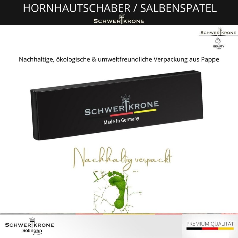 Schwertkrone Professional Callus Scraper, Gel Spatula, Cream Spatula, Ointment Spatula,