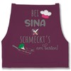 Geschenk mit Namen personalisiert by Shirtracer - Apron - Cooking
