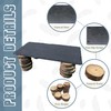 Bearded Dragon Basking Rock Platform with Wooden Pile,Natural Slate Stone