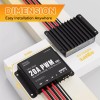Power Queen 12V/24V 20A PWM Waterproof Solar Charger Controller for