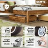 SKMYL 1.25 Inch Small Fixed Caster Wheels with Quiet Rolling,Drawer