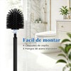 Cepillo para baño, 4PCS Escobilla de Inodoro, Silicona