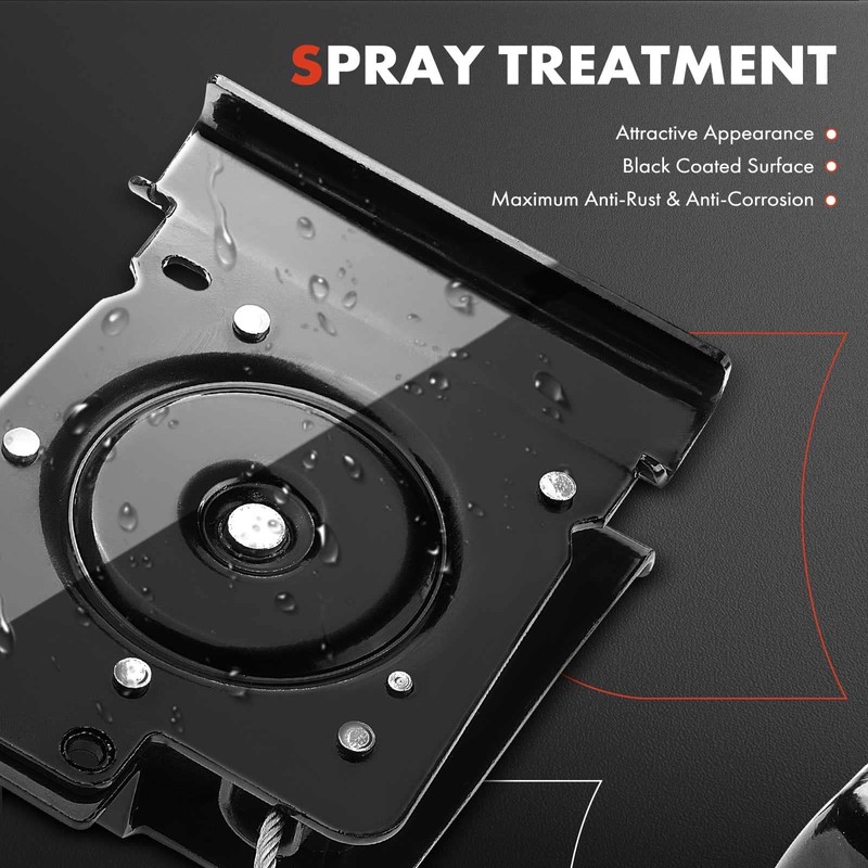 A-Premium Spare Tire Hoist Wheel Winch Assembly Compatible with Hyundai