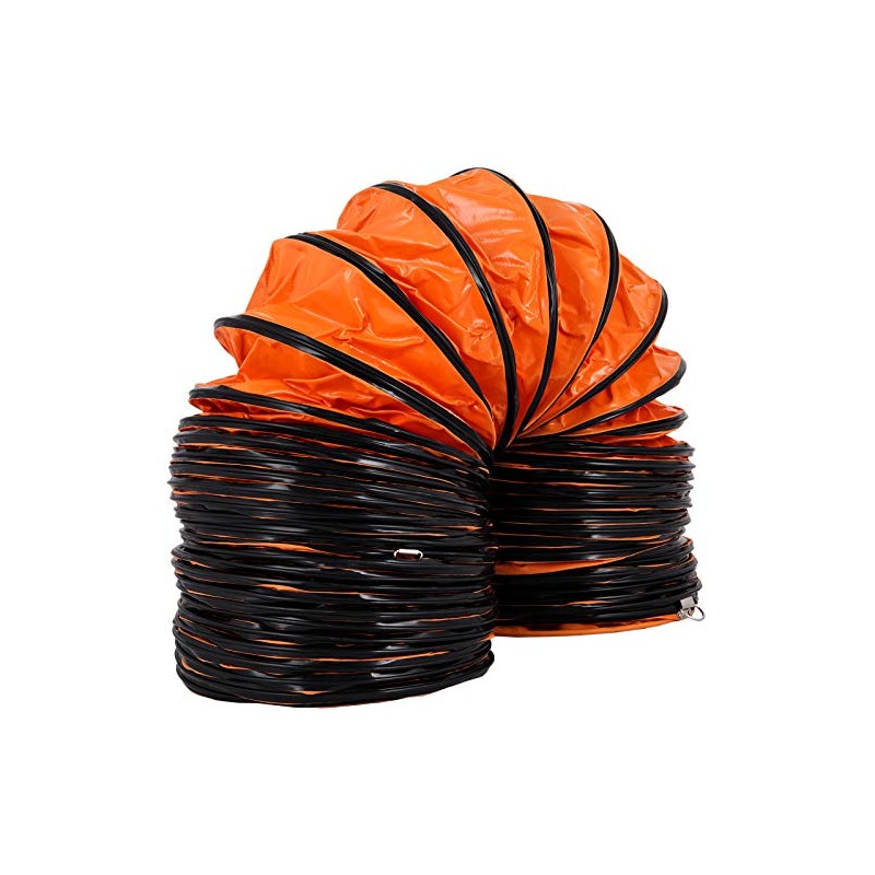 VEVOR 12"x16FT Flexible PVC Duct Hose for Blower/Exhaust Fan