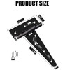 Voyzdx 4pzs Bisagra Tipo T Bisagra 5 Pulgadas con Tornillos,