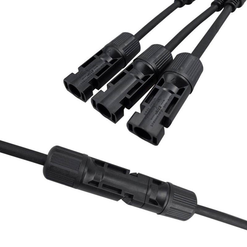FULARR 2 Pairs Professional MC4 Solar Panel Cable Connector, Solar