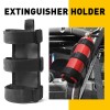 Car Roll Fire Extinguisher Holder Bar Adjustable Mount Bracket for
