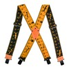 MELOTOUGH Men suspender with 2 inch elastic fully adjustable X