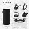 Trebo Water Bottle 64oz with Paracord Handle, Half Gallon Large