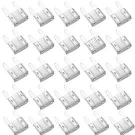 75 Pcs 25Amp Mini Fuse, 25 A Mini Car Blade Automotive Fuses for Car RV Truck SUV Motorcycle Boat