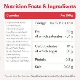 Candy Kittens Wild Strawberry Gourmet Sweets 108g