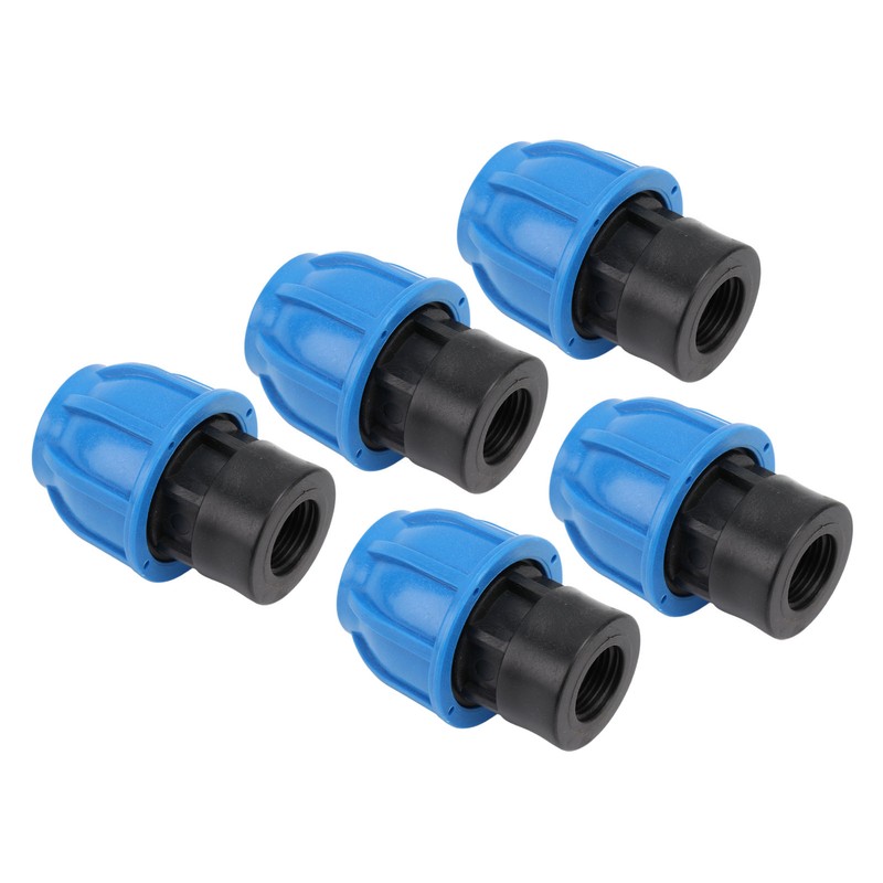 5PCS Plumbing Fittings Water Pipe Quick Connector Coupling Kit Female