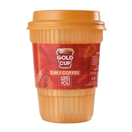 Gold Cup 3 in 1 Instant Coffee, Strong Flavor, Quick Prep