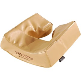Master Massage Massage Table Face Cradle Cushion Pillow, with Pu Leather, and Memory Foam Ergonomic Massage Bed Headrest (Cream)