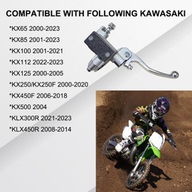 Vanlison Right Front Brake Master Cylinder Compatible with 2000-Up Kawasaki KX65 KX85 KX100 KX112 KX125 KX250 KX450 KX500 KLX300R KLX450R Parts OEM # 43015-1674 43015-0170 43015-0564 43015-0619