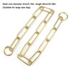 Solid Snake P Choke Chain Training Dog Pet Collars Lead